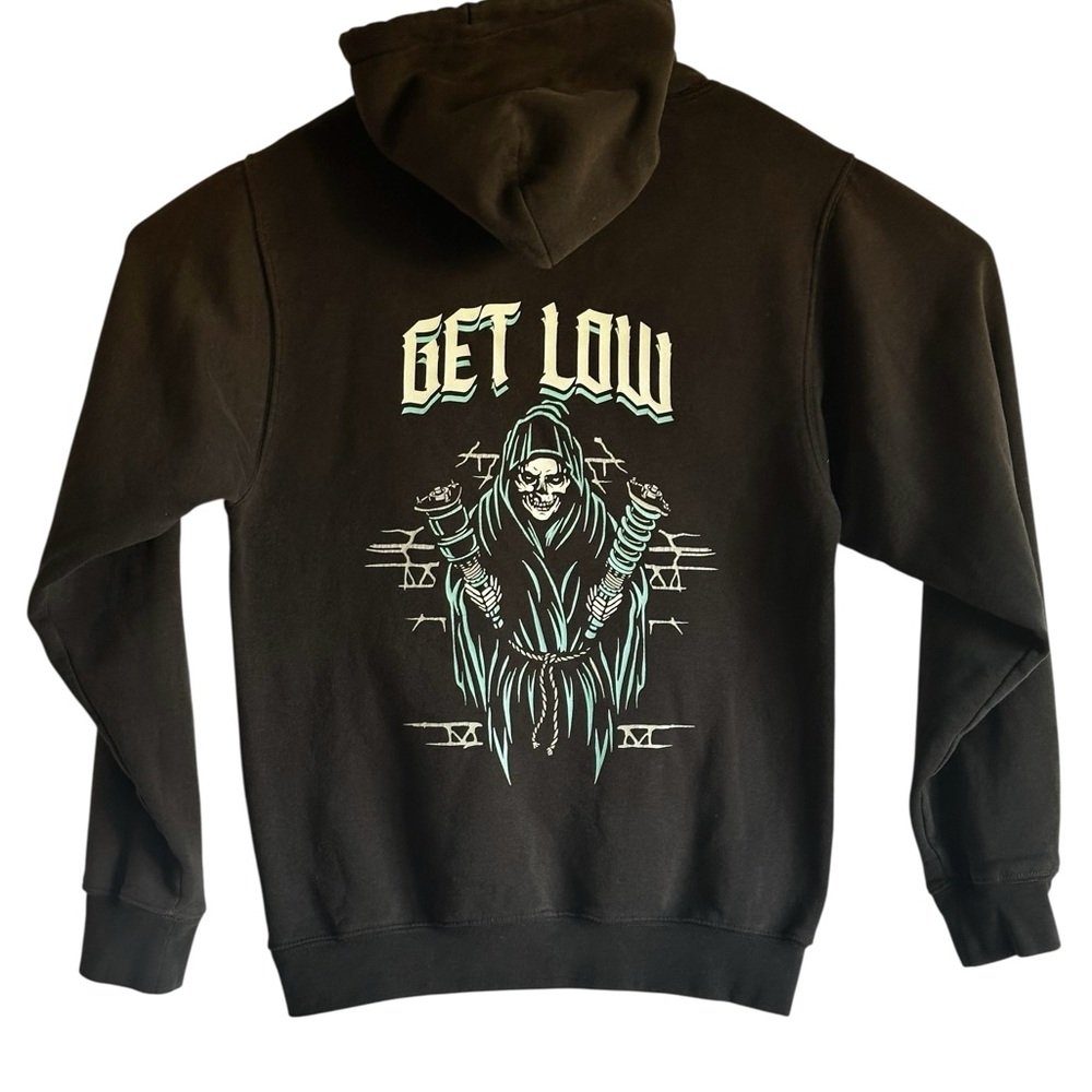 ATC MENS CHARCOAL BLACK AUTOMOTIVE CULTURE ( GET LOW) HOODIE